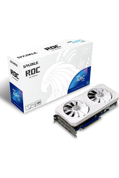 SPARKLE Placă video Intel Arc A750 ROC Luna OC 8GB GDDR6
