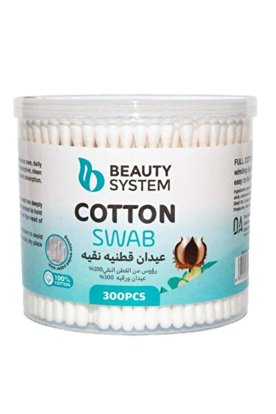 BEAUTY SYSTEM Beauty System Pure Cotton Swabs 300Pcs