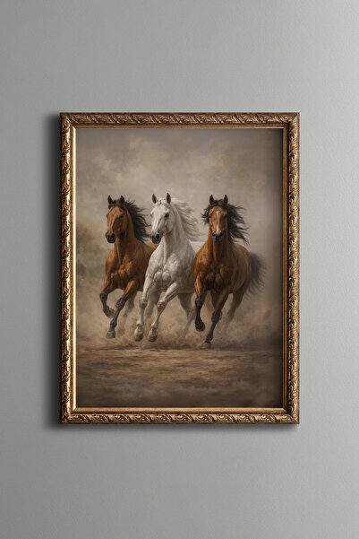 epiqart Run of Freedom – Vintage Patterned Frame – Slim Model