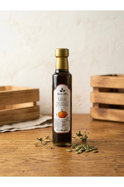hanım aktaş Kabak Çekirdeği Yağı 250 ml %100 Doğal Soğuk Pres