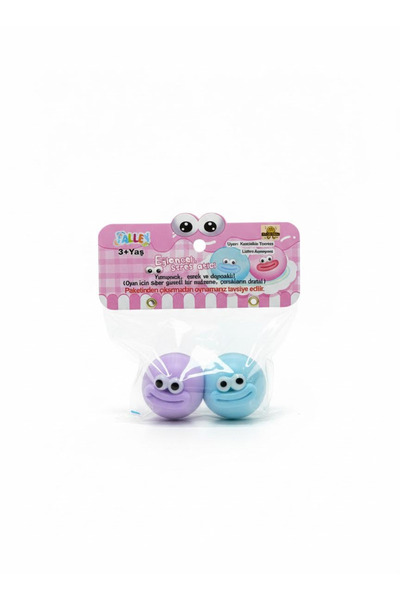 DoviCo 2'li Sevimli Squishy MojMoj Stres Atma Oyuncağı Sıkılabilir Yavaş Yüks...