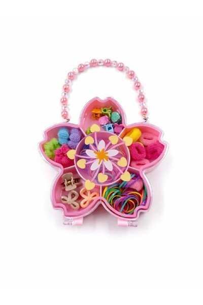 MD Moda Accessories مجموعة مشابك شعر على شكل زهرة للفتيات، مجموعة مشابك شعر م...