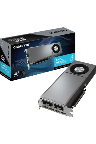 Gigabyte Placa Video RADEON AI PRO R9700 AI TOP 32GB GDDR6 256 bit, PCIE 5.0,...