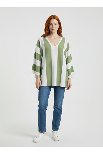 Neden Tekstil Μπλούζα - Πράσινο - Oversize