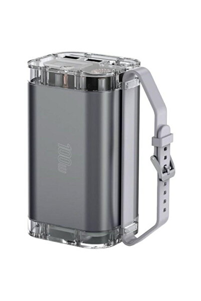 4smarts Powerbank, 4smarts, 40000mAh, 100W, impermeabil, gri