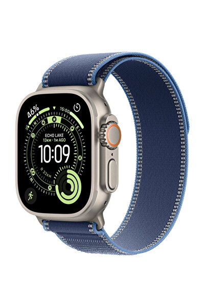 Apple Смарт часовник Watch Ultra 3, GPS + Cellular, Титаниева кутия 49мм, Син...