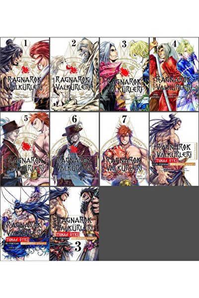 Komik Şeyler Ragnarok Valkürleri 1-7. Ciltler - Tuhaf Öykü 1-3. Ciltler