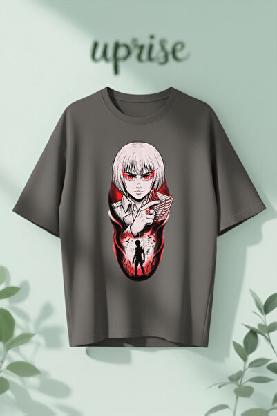 Vordevia T-Shirt - Γκρι - Oversize