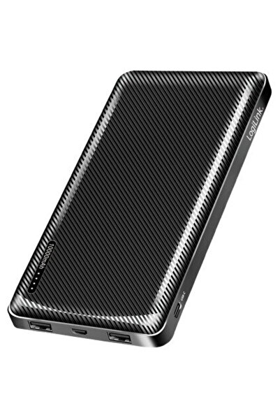 LogiLink Baterie externă 10000 mAh, LogiLink, 2x USB-A, USB-C, rapidă, neagră...