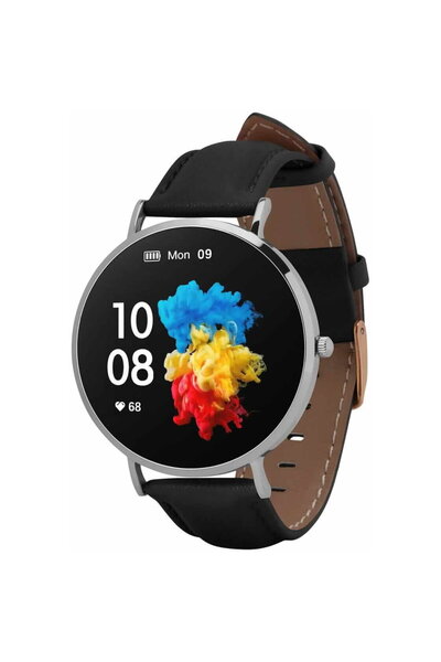 GARETT Smartwatch Smartwatch Verona argintiu-negru