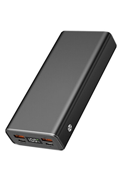 2go Powerbank 20000mAh 2x USB-A 1x USB-C γρήγορης φόρτισης αλουμινίου