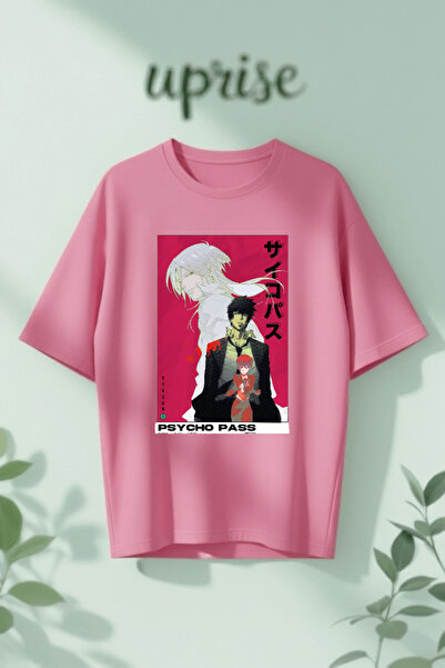 Vordevia Μπλουζάκι από βαμβάκι με στάμπα Psycho Pass σε μεγάλο μέγεθος