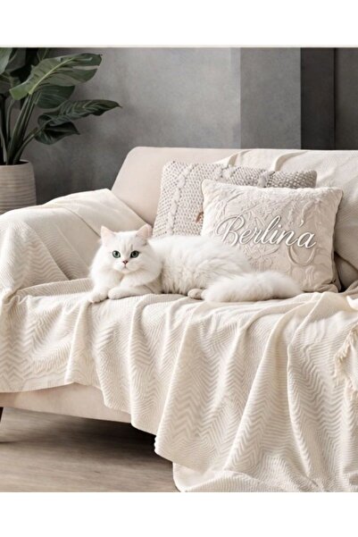 Sheri Home Berlina Koltuk Örtüsü Kaymaz Kumaş Özelliği 100 X 200 Cm PiKE88821...