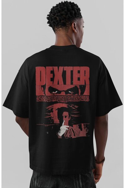 SEVBANO Tricou oversize unisex cu imprimeu Dexter