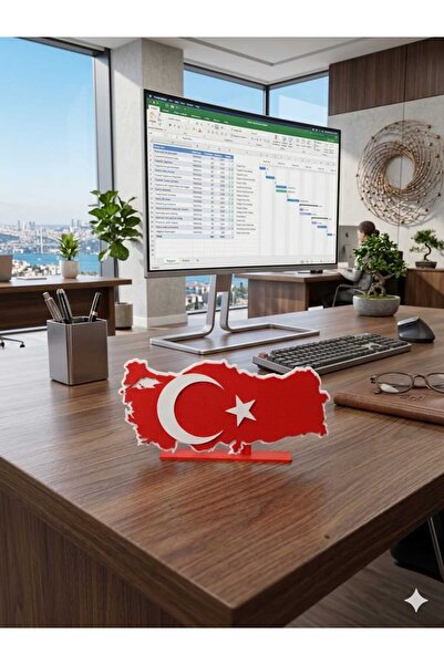 etkrtl - Masaüstü Türkiye Dekoru 11,5x23,5cm
