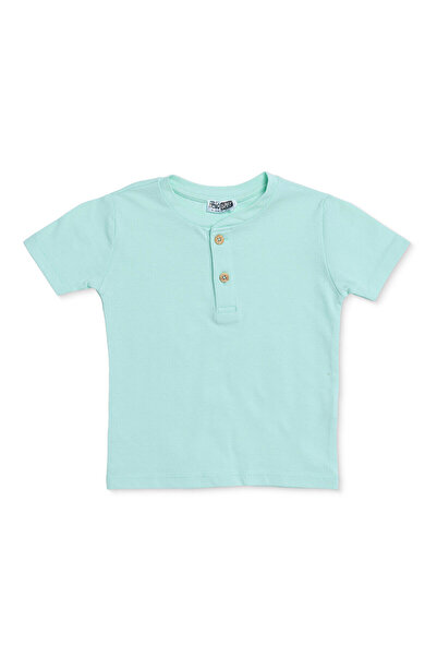 ebebek Hello Baby HelloBaby Erkek Bebek Tişört Düğmeli Hakim Yaka Short Sleeve