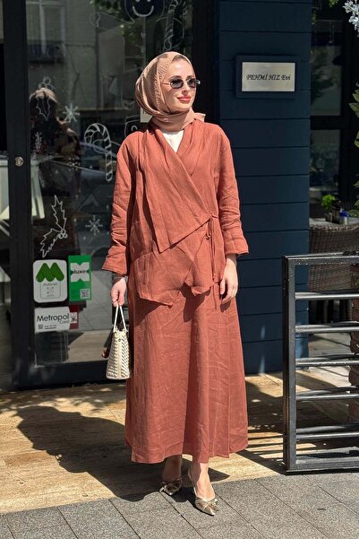 EkshiButik CLANDE Etekli Takım 2601-4006T Kiremit