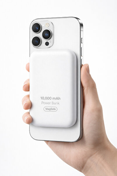 Yellowtech 10.000 mAh iPhone Uyumlu MagSafe Battery Pack Manyetik Kablosuz Po...