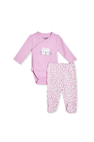 ebebek Hello Baby HelloBaby Kız Bebek Zıbın Body-Alt Hayvan Baskılı Çıtçıtlı ...
