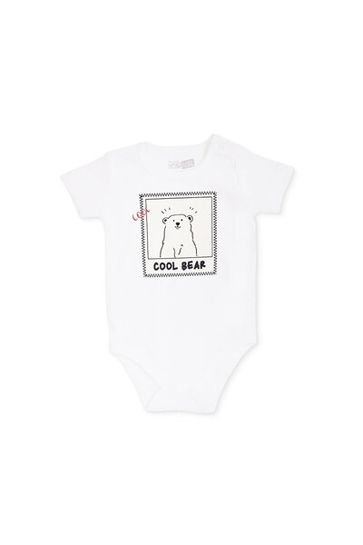 ebebek Hello Baby HelloBaby Erkek Bebek Body Hayvan Baskılı Çıtçıtlı Çıtçıtlı...