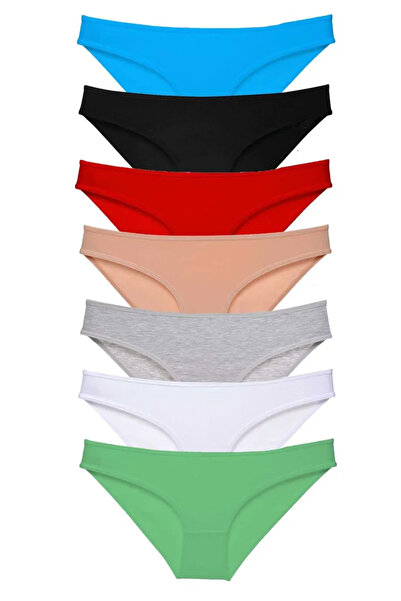 MODANI SEÇ 7 Pieces Super Eco Set Lycra Women's Slip Panties Set 2