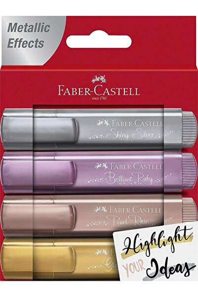 Generic محفظة معدنية من فابر كاستل تيكستلاينر 46 مكونة من 4 قطع