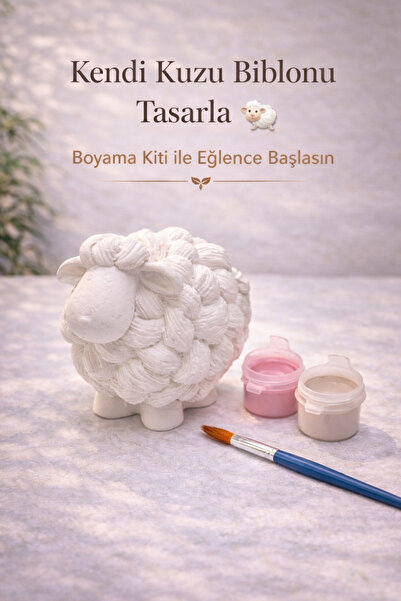 matheon Boyanabilir Sevimli Kuzu Biblo | DIY Boyama Kiti | Çocuk Hobi Seti | ...