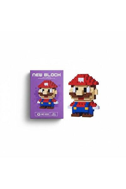 MEGOLA STORE Mario Blok Oyuncak Seti – 8+ Yaş, Koleksiyonluk Mini Yapı Oyunca...