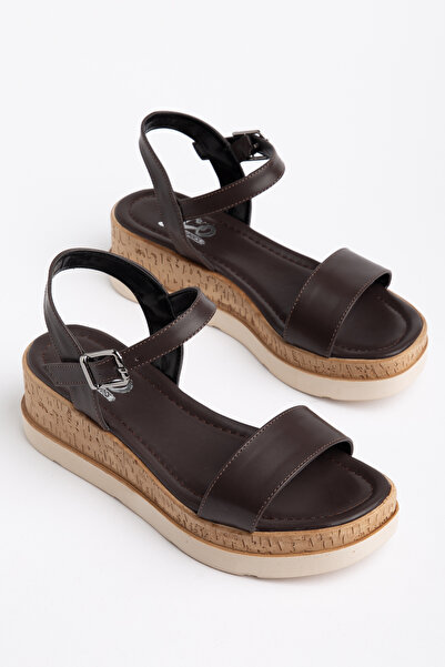 HCO Ψάθινα Γυναικεία Σανδάλια με Λεπτομέρεια από Λουράκια