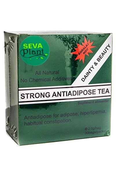 Seva Plant Ceai антиадипозен зелен Стронг, 30 дози x 2гр, Дейнти Бюти