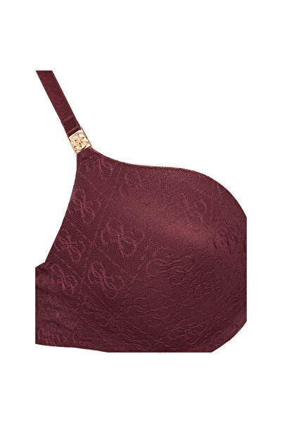 Guess Sutien de damă push-up bordo O5RC12 KCLB0