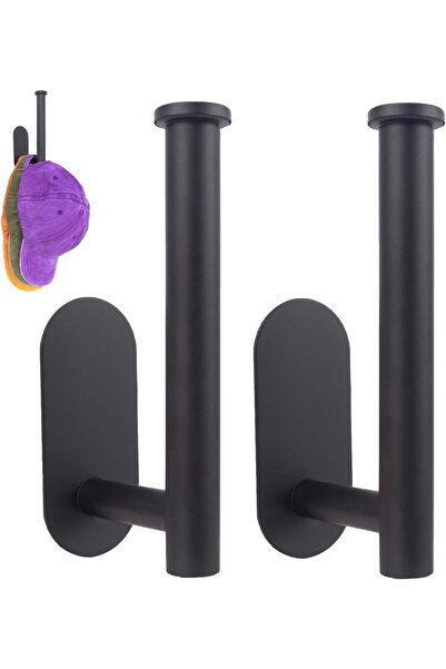 Arabest 2-Pack Self-Adhesive Hat Rack,304 Stainless Steel Wall Organizer for ...