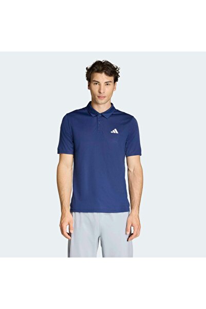 adidas Ανδρικό Μπλουζάκι Πόλο Μπλε - Απαραίτητα Είδη Προπόνησης (KD5437)