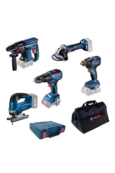 Bosch GBH 180-LI + GWS 180-LI + GSB 18V-65 + GDX 18V-200 + GST 185-LI