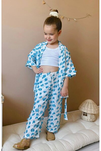 Butik Arslan kids kimono kız takım