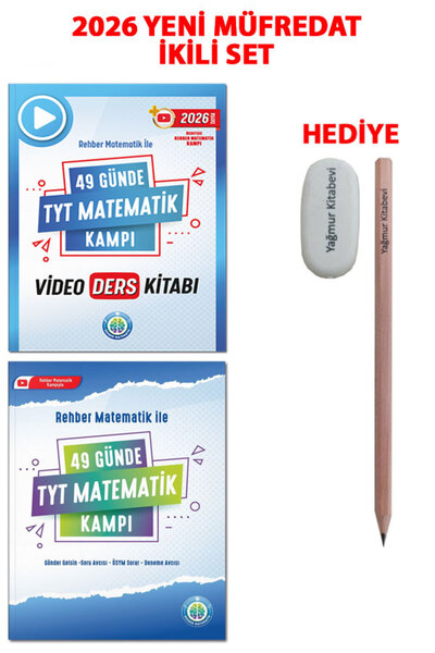 REHBER MATEMATİK YAYINLARI 49 Günde TYT Matematik Kampı + TYT Matematik Video...