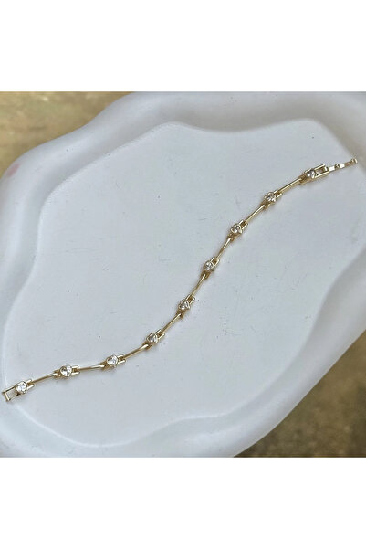 14K VIP Taşlı Bileklik