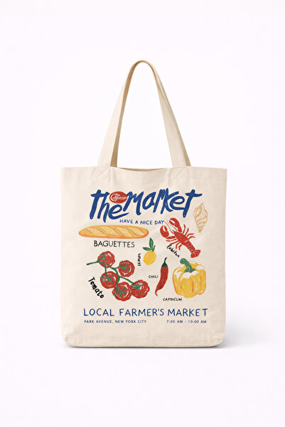 Vatkalimon Τσάντα τσάντας από 100% βαμβακερό καμβά με θήκες