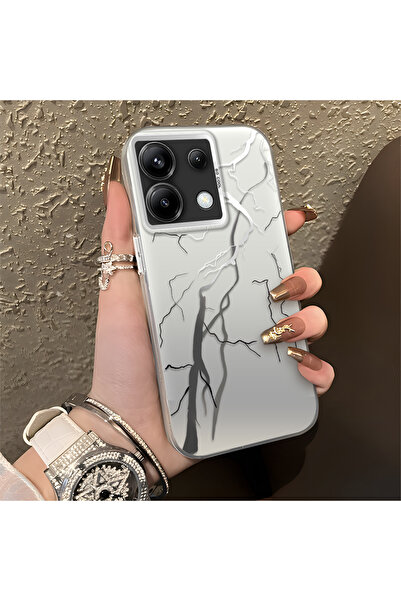 SLIMFELT Redmi Note 13 Pro 5G Uyumlu Yüksek Kaliteli Yıldırım Kılıf, Şık, Erk...
