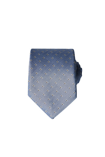 Abdullah Kiğılı Γραβάτα με σχέδιο από μεταξωτό μείγμα