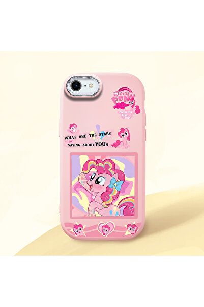 ucuc iPhone 7/8/SE 2020 2022 Uyumlu Darbe Emici Kamera Korumalı pembe Silikon...