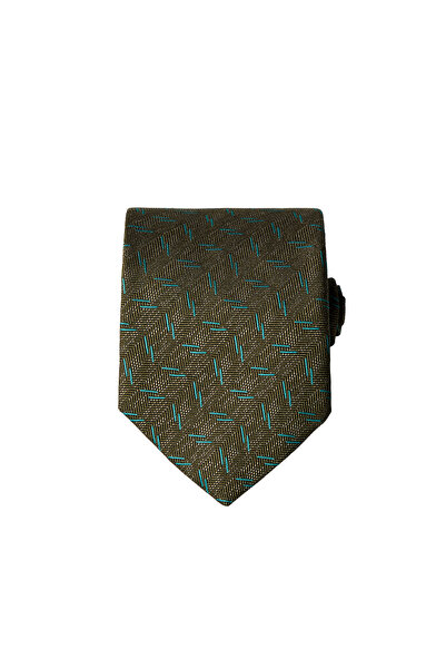 Abdullah Kiğılı Γραβάτα με σχέδιο από μεταξωτό μείγμα