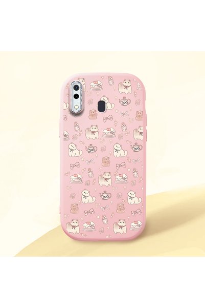 ucuc Pink Silicone Case with Shock-Absorbing Camera Protection Compatible wit...