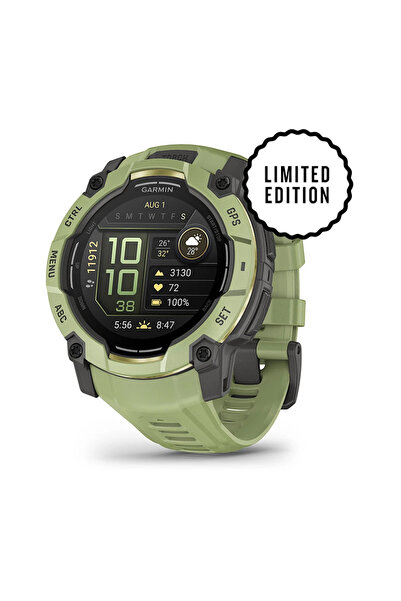 Garmin Instinct 3 - 50 mm AMOLED - Eğrelti Yeşili