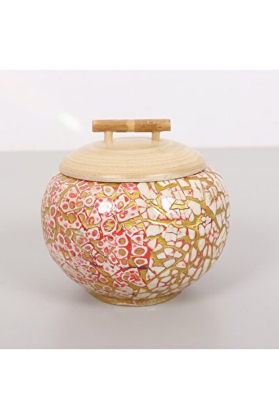 Mylamp Fanus Doğal Bambu Saklama Kutusu 13x13 cm
