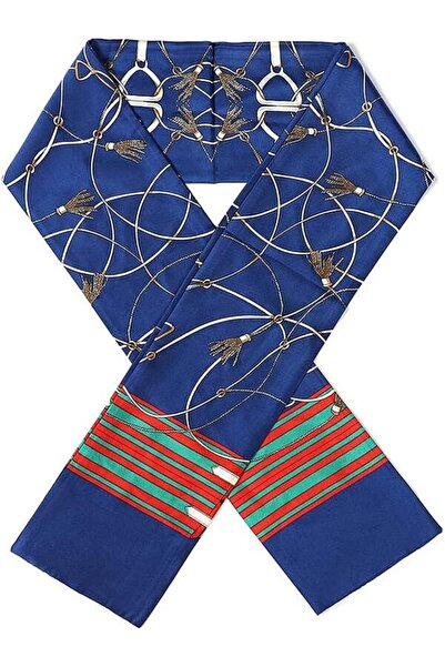 IYOU IYO Βίντατζ Σατέν Φουλάρι