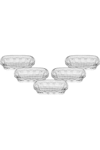 Alsaif Gallery Serving Dish Set Glass Alsaif Gallery, 9.5x7.5x2.5 cm, 5 Piece...
