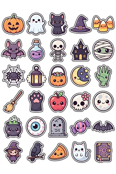 Store 30 Pieces Halloween Sticker Set - Laptop Notebook Phone Case
