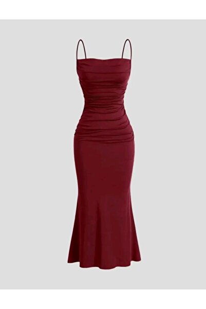 Bracha Φόρεμα - Βουργουνδία - Μακρύ