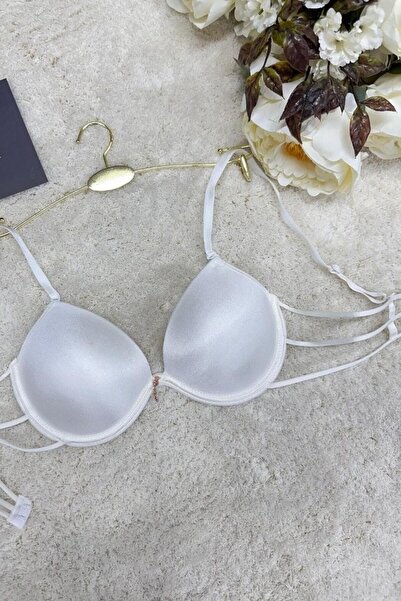 Raneel Kazançlı Alışveriş Women's padded push-up micro bra with rhinestone de...